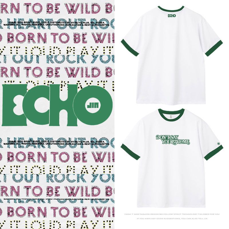 JIN ECHO T-SHIRT 100% COTTON