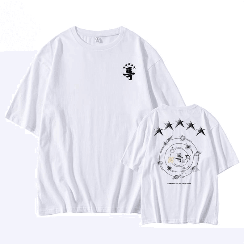 STRAY KIDS 5 STAR 100% BAUMWOLLE T-SHIRT
