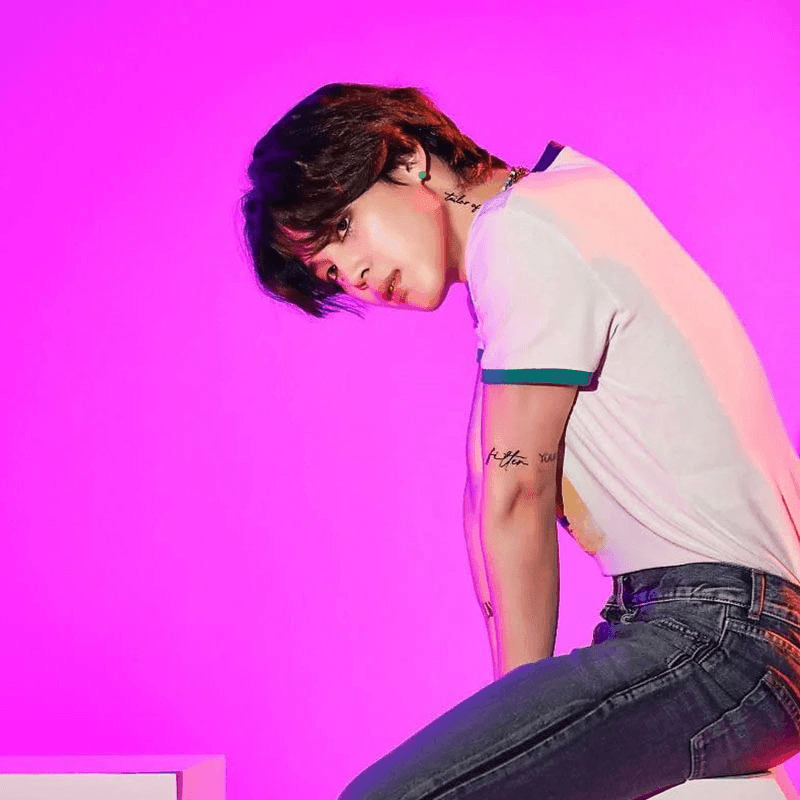 BTS JIMIN T-SHIRT GLEICHES LIEBE 1984 100% BAUMWOLLE