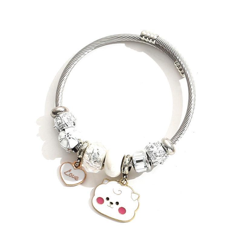 EDELSTAHL BT21/BTS CHARMS ARMBAND (alle Charaktere)