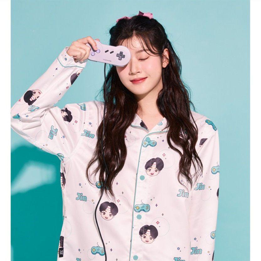 BTS MERCH TINY TAN MIC DROP PYJAMAS (alle Mitglieder)