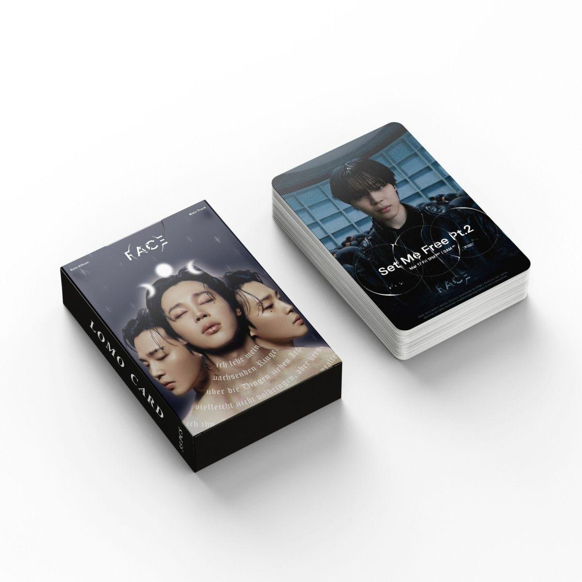 FOTOKARTEN JIMIN GESICHT 55 STÜCK