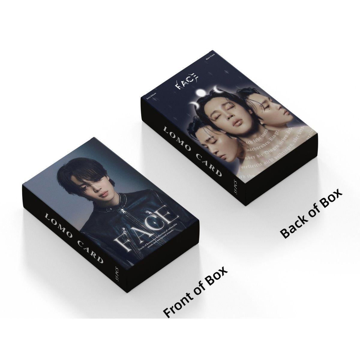 FOTOKARTEN JIMIN GESICHT 55 STÜCK