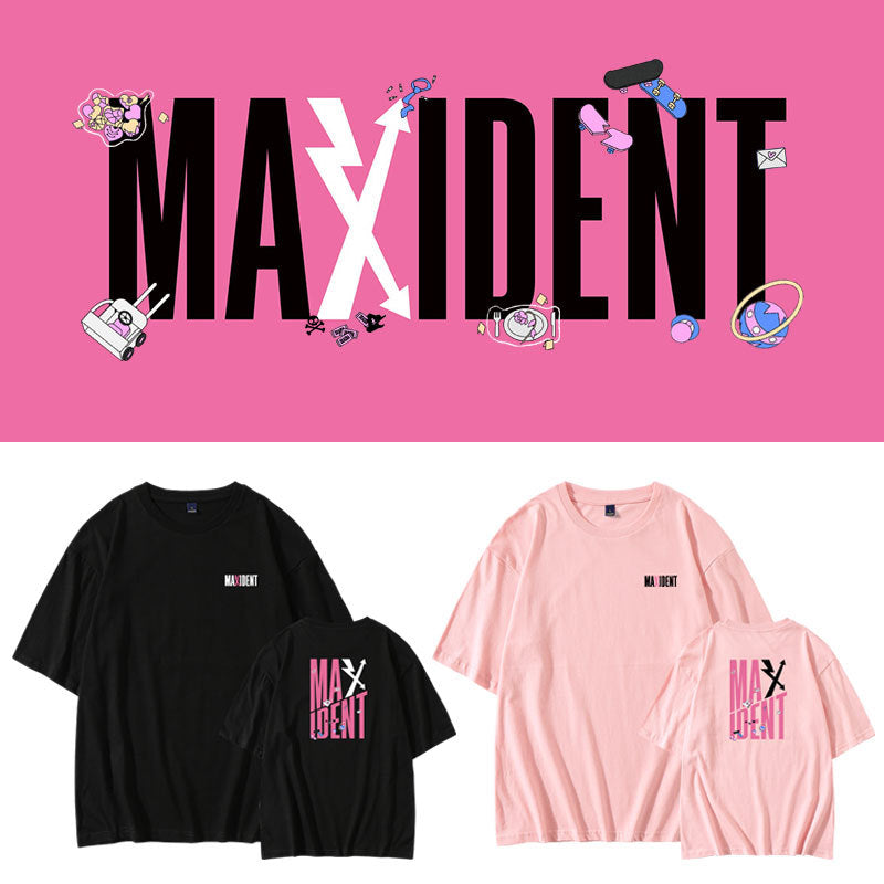 STRAY KIDS MERCH MAXIDENT T-SHIRT 100% BAUMWOLLE