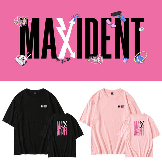 STRAY KIDS MERCH MAXIDENT T-SHIRT 100% BAUMWOLLE