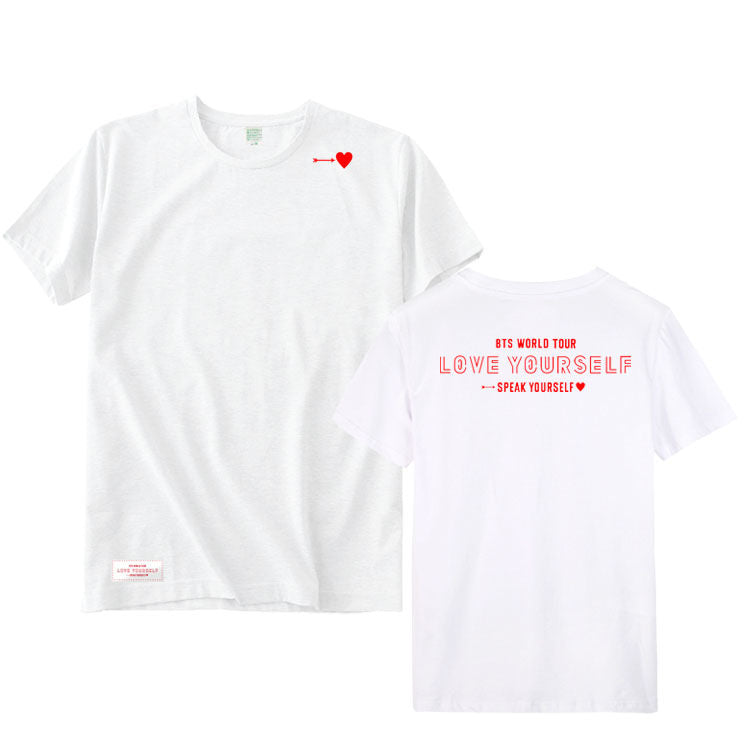 BTS WORLD TOUR LY SPEAK YOURSELF T-SHIRTS 100% BAUMWOLLE