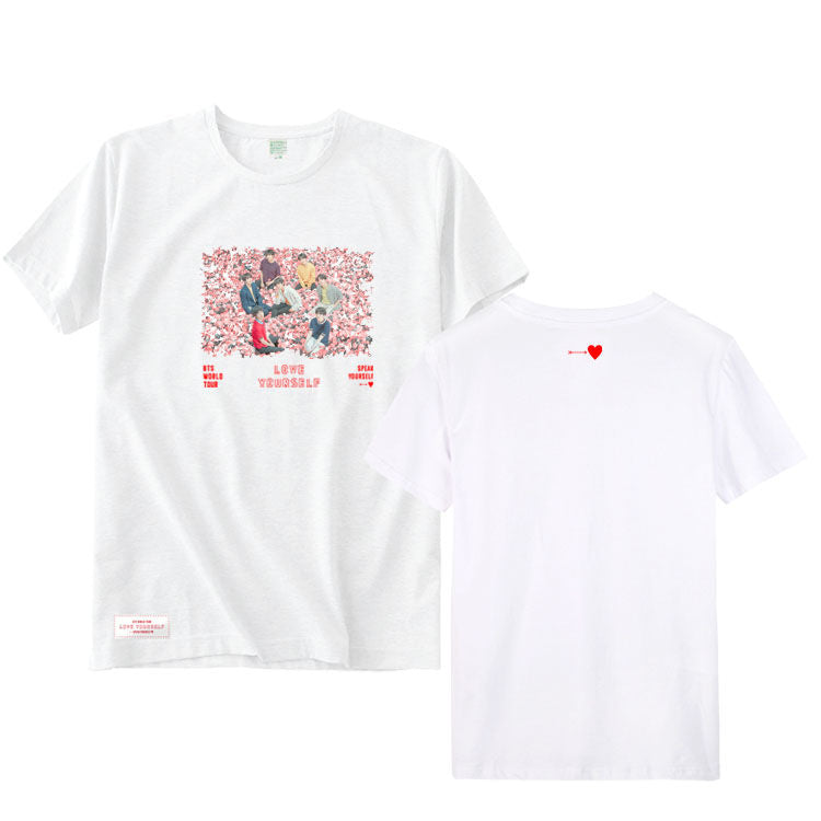 BTS WORLD TOUR LY SPEAK YOURSELF T-SHIRTS 100% BAUMWOLLE