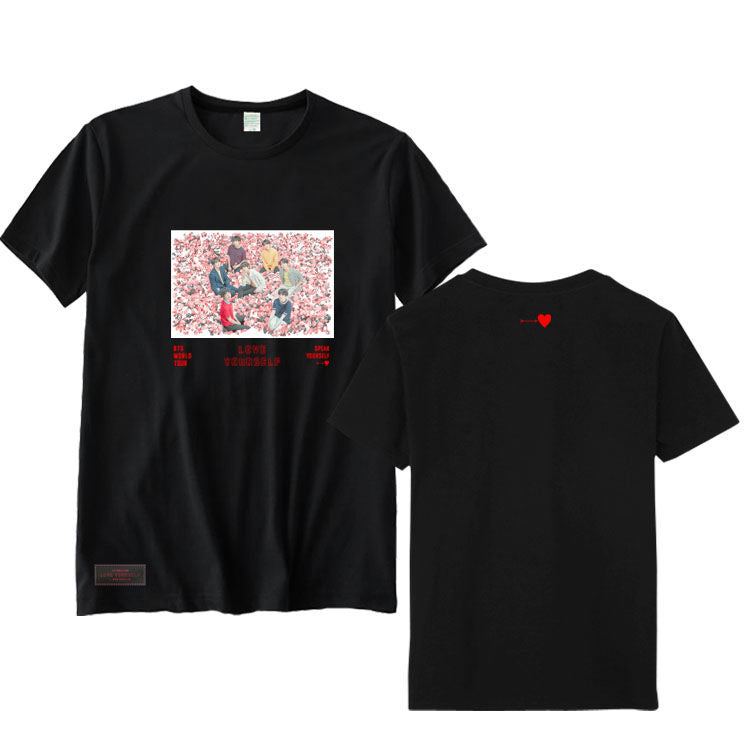 BTS WORLD TOUR LY SPEAK YOURSELF T-SHIRTS 100% BAUMWOLLE