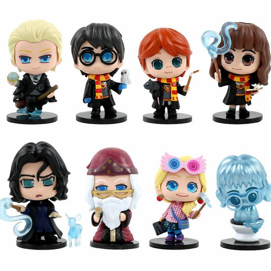 KIT FIGUREN HARRY POTTER 8PÇS