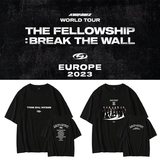 ATEEZ MERCH DIE GESCHWISTER T-SHIRTS: DIE Mauer BRECHEN