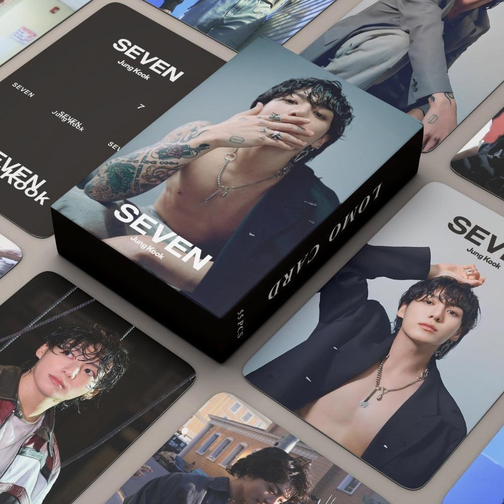 FOTOKARTEN JUNGKOOK SEVEN 55 STÜCK