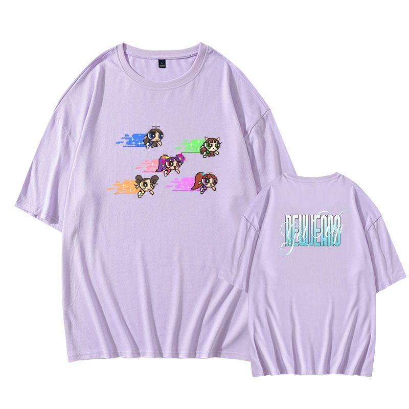 NEWJEANS GET UP T-SHIRT 100% BAUMWOLLE (verschiedene Farben)