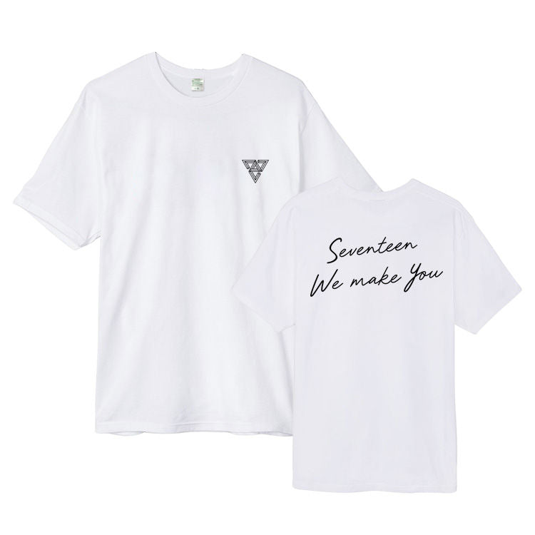 SEVENTEEN MERCH 100% BAUMWOLLE SHIRT (verschiedene Farben)