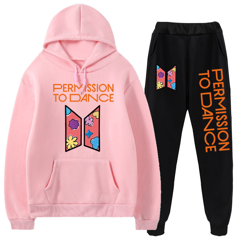 BTS PERMISSION TO DANCE HOODIE UND HOSENSET