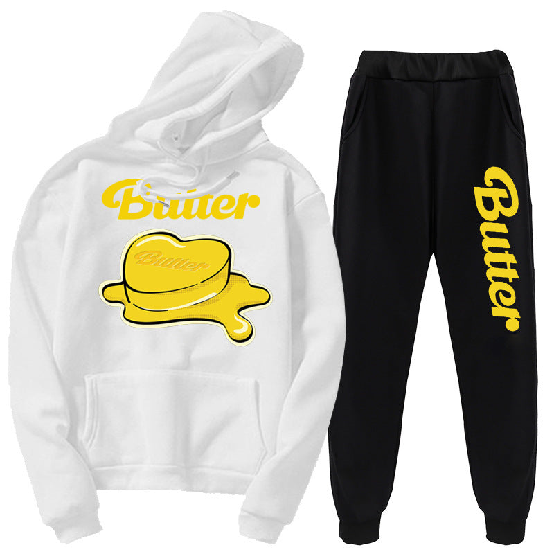 BTS BUTTER HOODIE UND HOSENSET