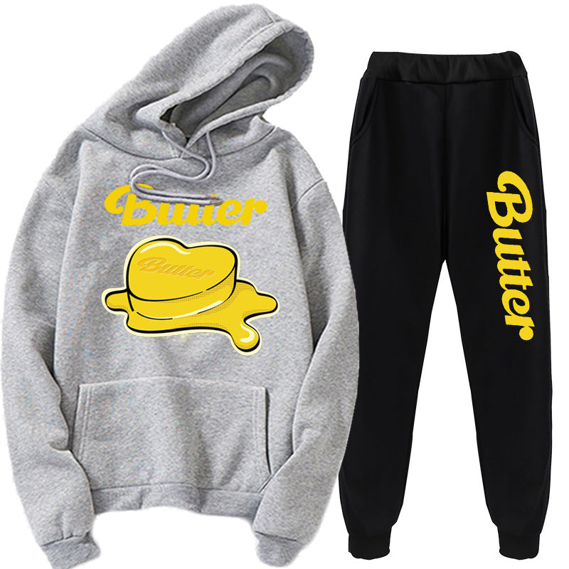 BTS BUTTER HOODIE UND HOSENSET
