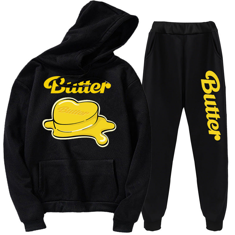 BTS BUTTER HOODIE UND HOSENSET