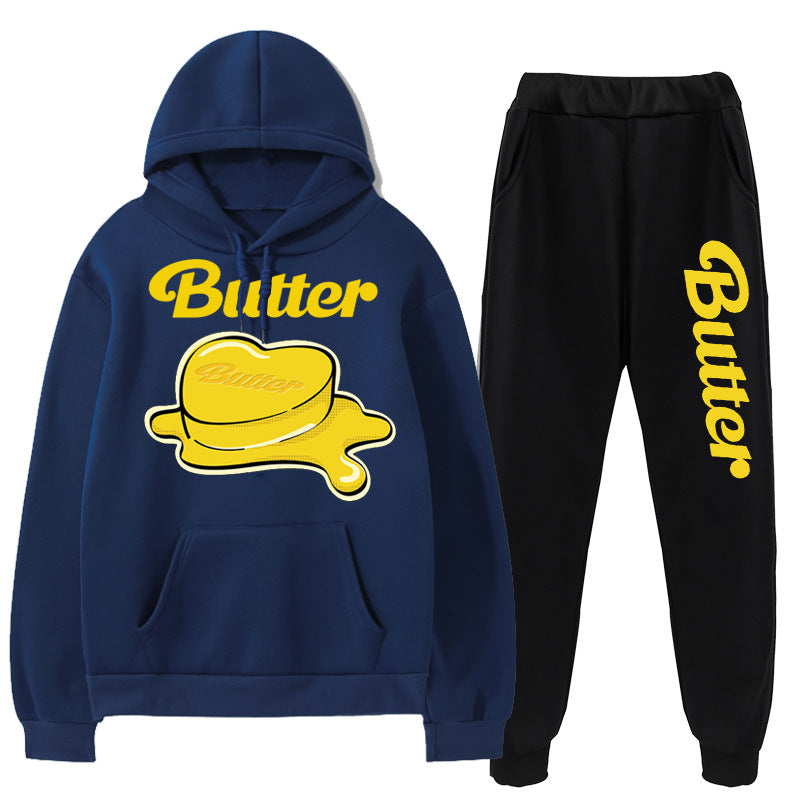 BTS BUTTER HOODIE UND HOSENSET