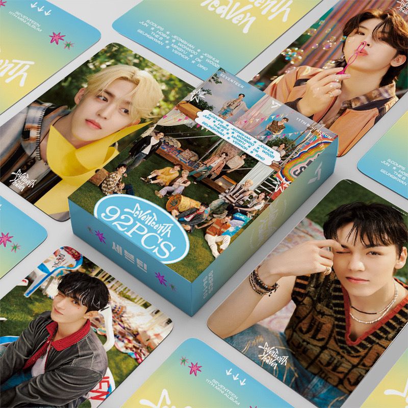 SEVENTEEN SeventeenTh KITS 92 TEILE (60 FOTOKARTEN + 32 KLEBER)