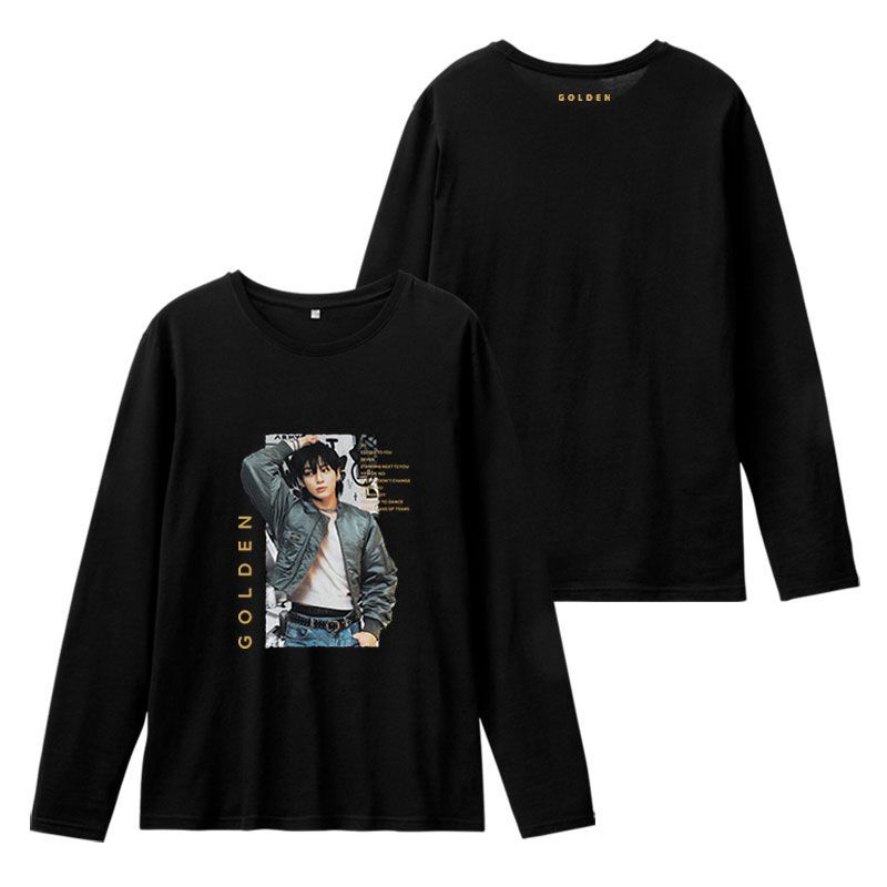 JUNGKOOK GOLDEN MERCH SHIRT 100% BAUMWOLLE