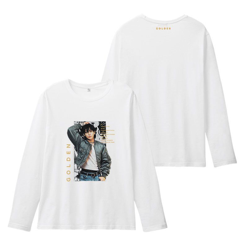 JUNGKOOK GOLDEN MERCH SHIRT 100% BAUMWOLLE