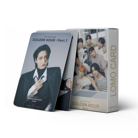 FOTOKARTEN ATEEZ GOLDEN HOUR Teil 1 55 Stück