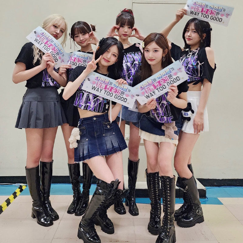 IVE MERCH 1St WORD TOUR T-SHIRTS 2024 “Zeig, was ich habe” 100% BAUMWOLLE