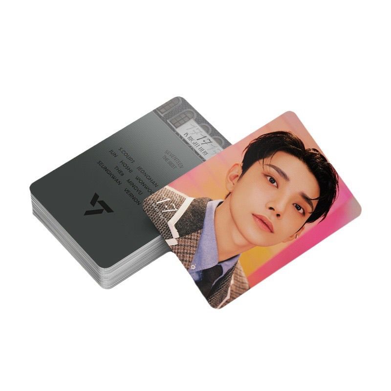 SEVENTEEN MERCH 17 Ist Hier 92 TEILE KIT (60 FOTOKARTEN + 32 STICKER)
