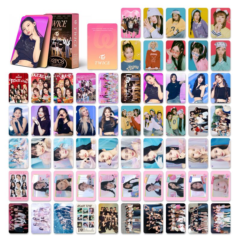 FOTOKARTEN TWICE READY TO BE - 92 STÜCK (60 FOTOKARTEN + 32 STICKER)