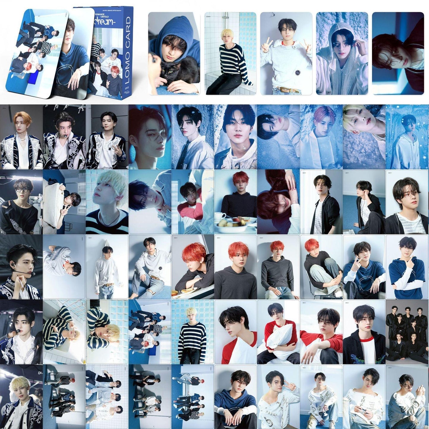 FOTOKARTEN ENHYPEN ROMANCE : UNBEKANNTER TRAUMTAG 55 STÜCKE