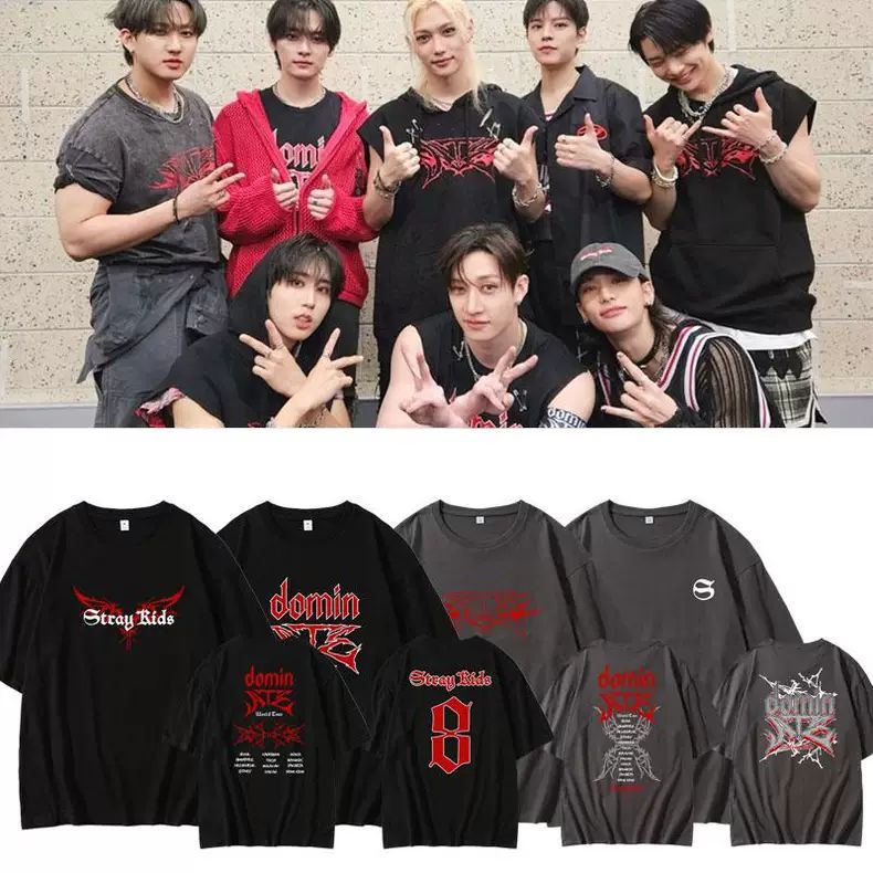STRAY KIDS MERCH ATE TSHIRTS 100% BAUMWOLLE