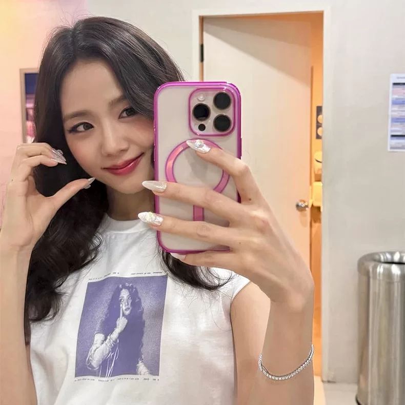 JISOO T-SHIRTS (BLACKPINK) AMORTAGE 100% BAUMWOLLE