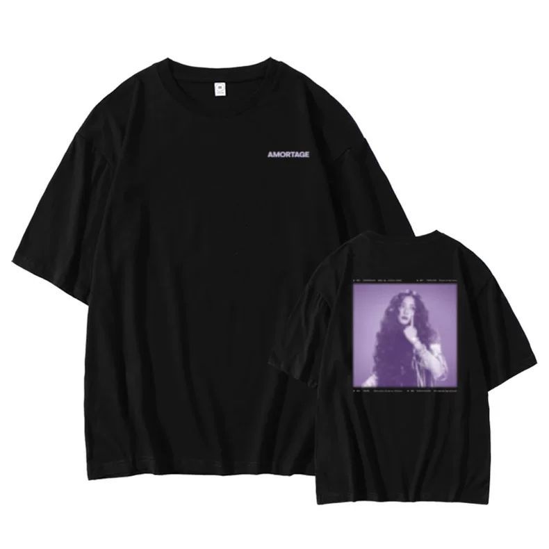 JISOO T-SHIRTS (BLACKPINK) AMORTAGE 100% BAUMWOLLE