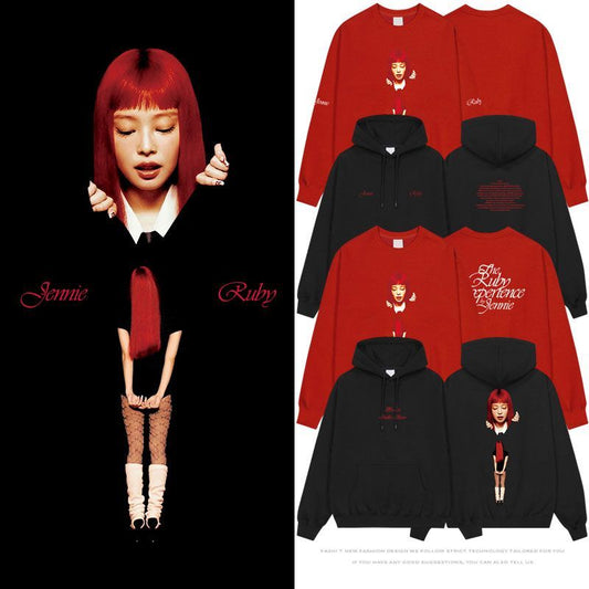 JENNIE (BLACKPINK) RUBY HOODIE