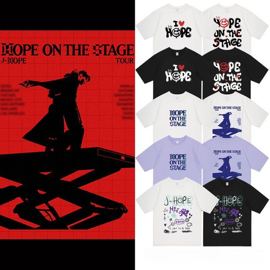 JHOPE ON THE STAGE TOUR T-SHIRTS 100% BAUMWOLLE