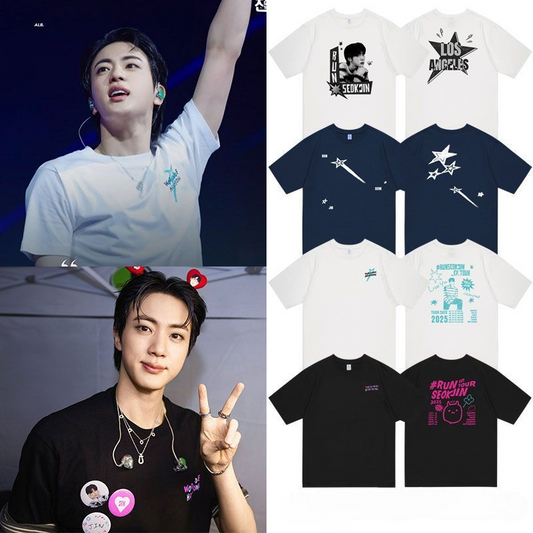 JIN RUNSEOKJIN TOUR-T-SHIRTS 100% BAUMWOLLE