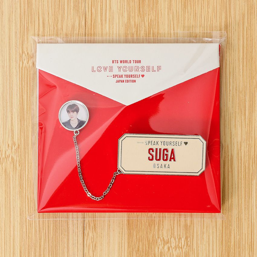 BTS-Merchandise-Anstecker zur Love Yourself Tour