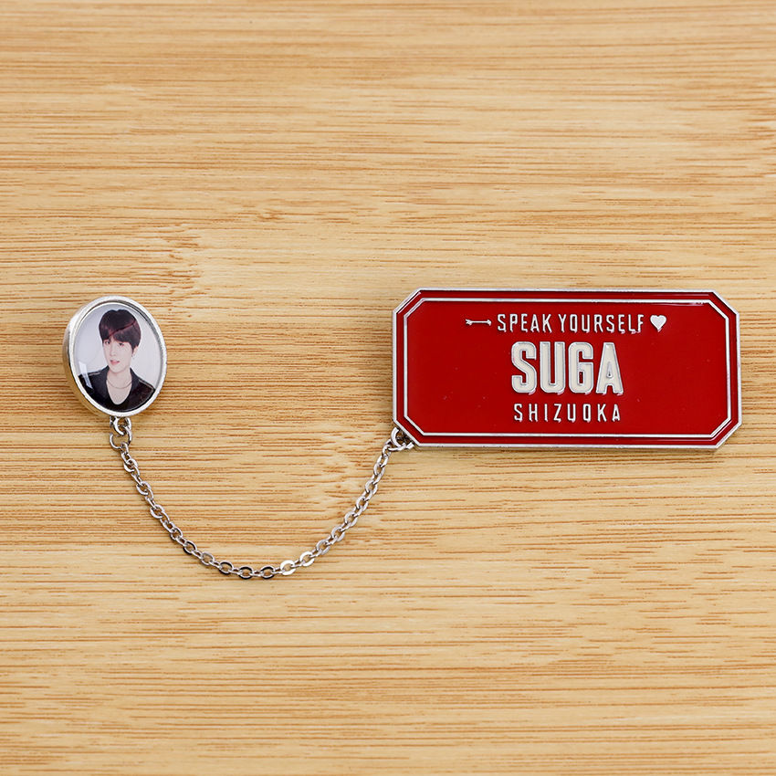 BTS-Merchandise-Anstecker zur Love Yourself Tour