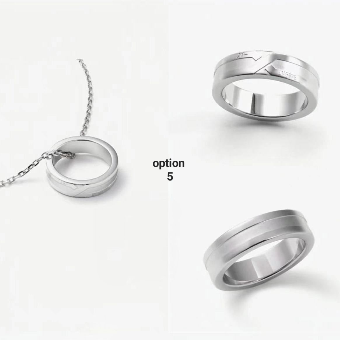 ENHYPEN-HALSKETTE (KETTE + RING) alle Mitglieder