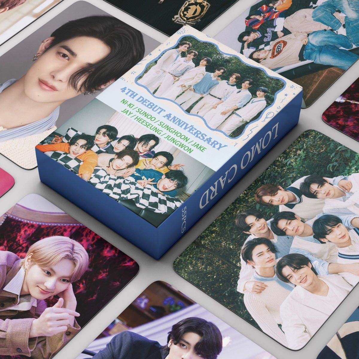 ENHYPEN-Fotokarten zum 4. Jubiläum, 55 Stück