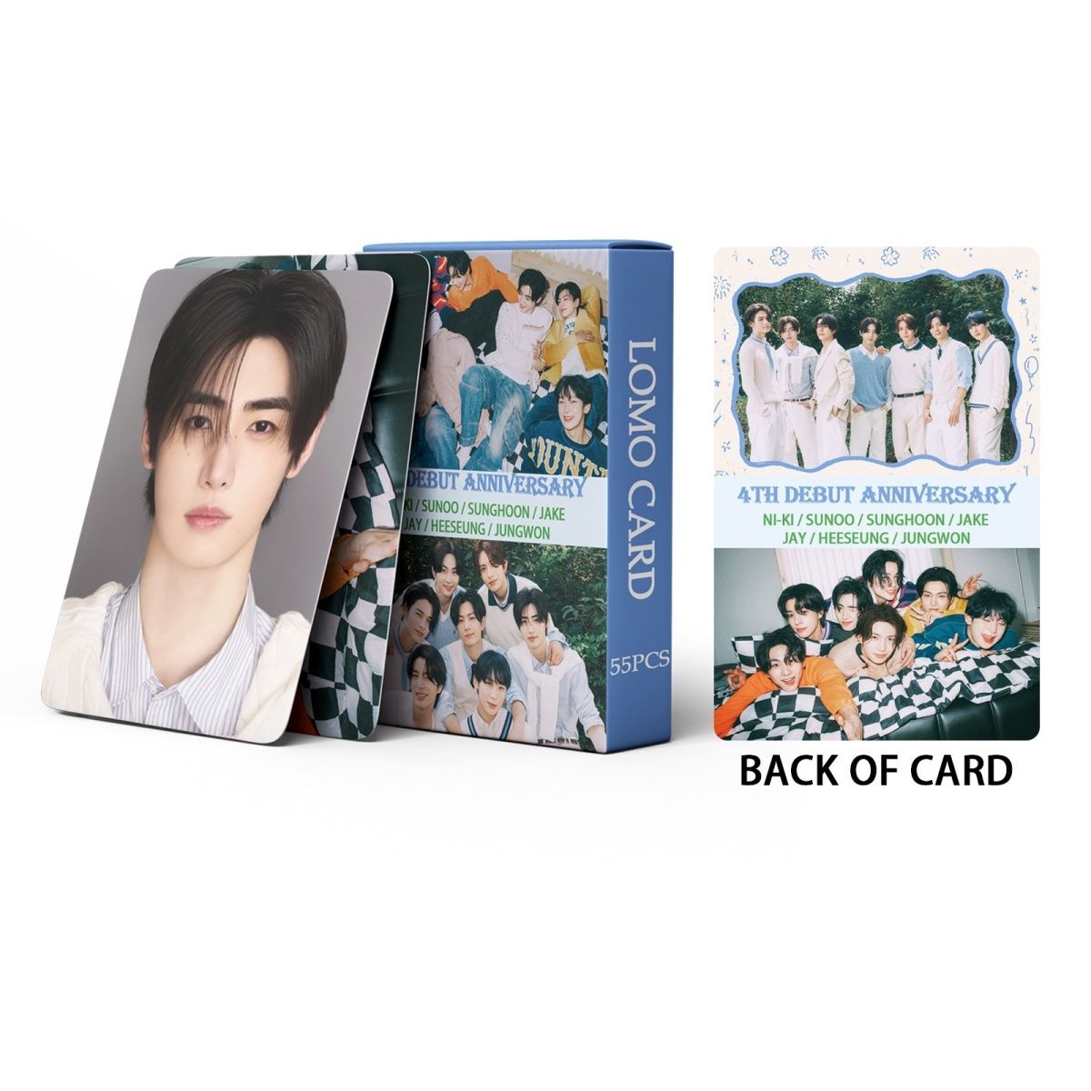 ENHYPEN-Fotokarten zum 4. Jubiläum, 55 Stück
