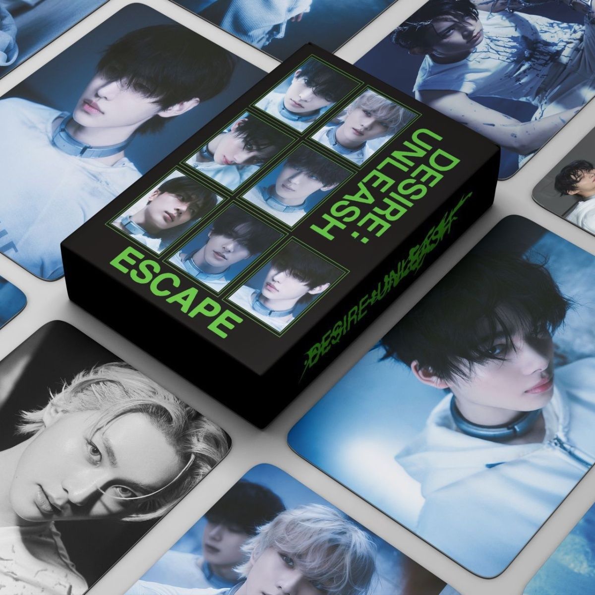 FOTOKARTEN ENHYPEN DESIRE UNLEASH 127 STÜCK (55 Fotokarten + 72 Sticker)