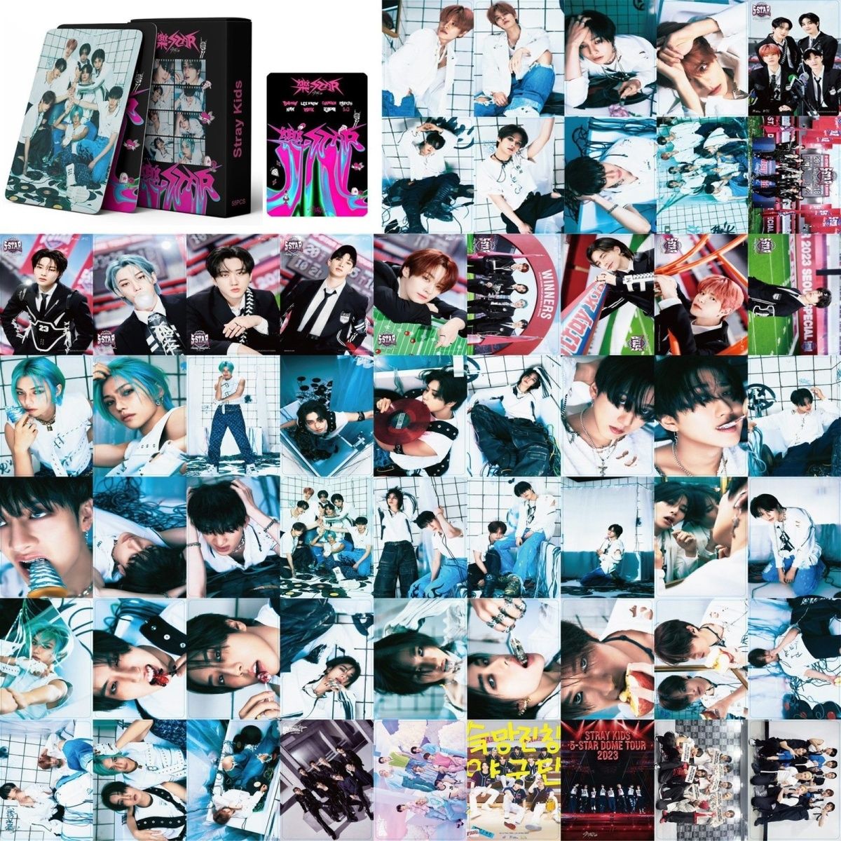 STRAY KIDS FOTOKARTEN KARMA, ATE, HOP, GIANT, 5 STAR, MANIAC, MAXIDENT + VERSCHIEDENE OPTIONEN!✨ (55 STÜCK)