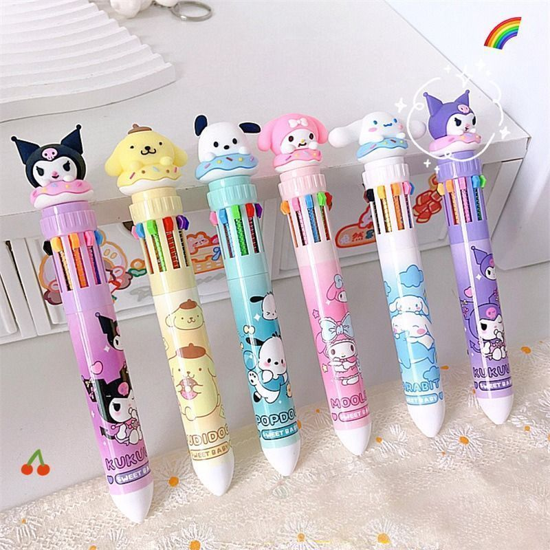 Hello Kitty Gang 10 Farben Stifte-Set 6 Stück