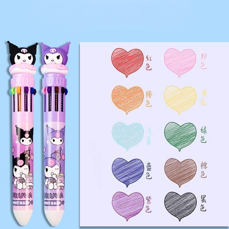 Hello Kitty Gang 10 Farben Stifte-Set 6 Stück