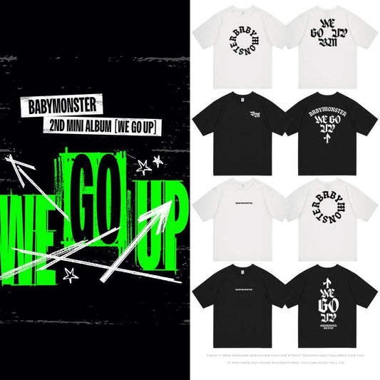 BABY MONSTER HELLO MONSTER T-SHIRT 100% BAUMWOLLE