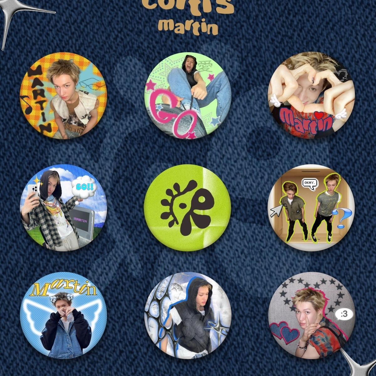 CORTIS-KNÖPFE 6 EINHEITEN