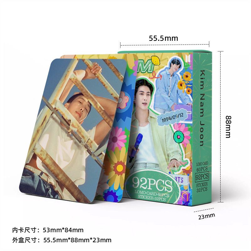 JIMIN SOLO PRODUKTIONSTAGEBUCH 92 STÜCK (60 FOTOKARTEN + 32 STICKER)