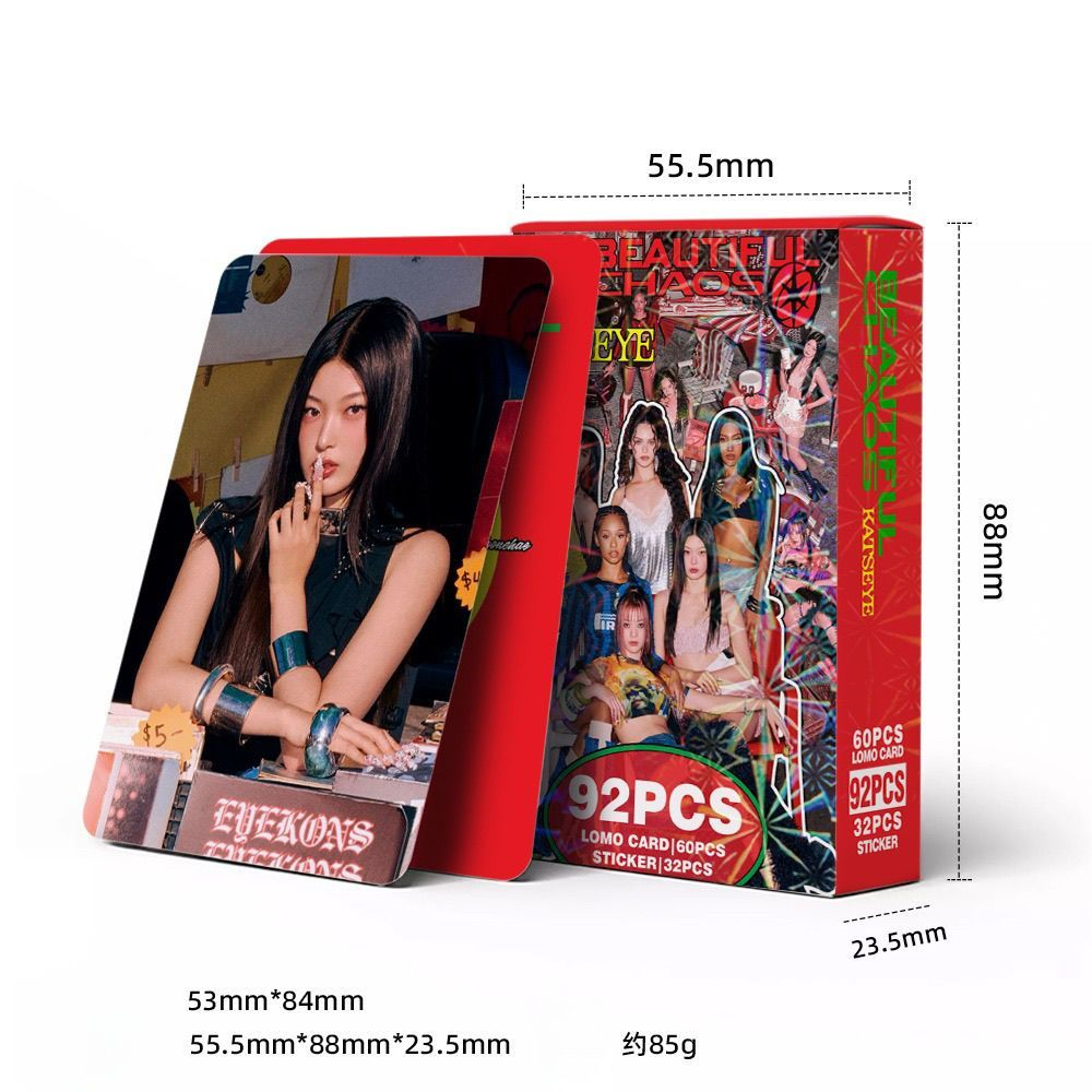KATSEYE PHOTOCARDS + STICKERS 92 PCS
