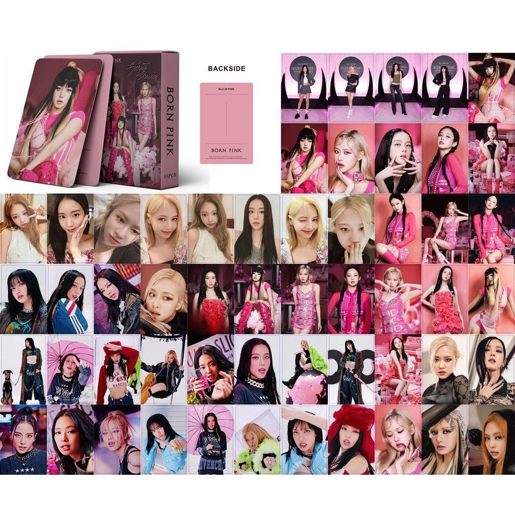 KIT MIT 55 FOTOKARTEN BLACKPINK BORN PINK